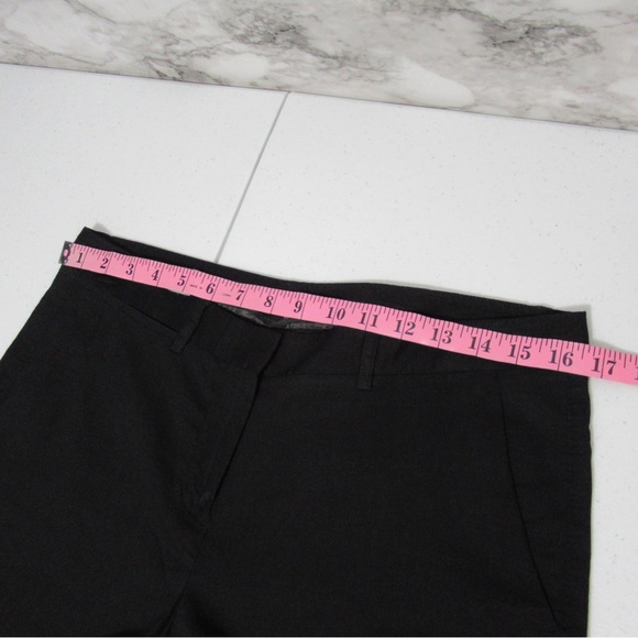 Theory Palmer A Linen Blend Ankle Pants Size 8 | Black - Picture 9 of 16